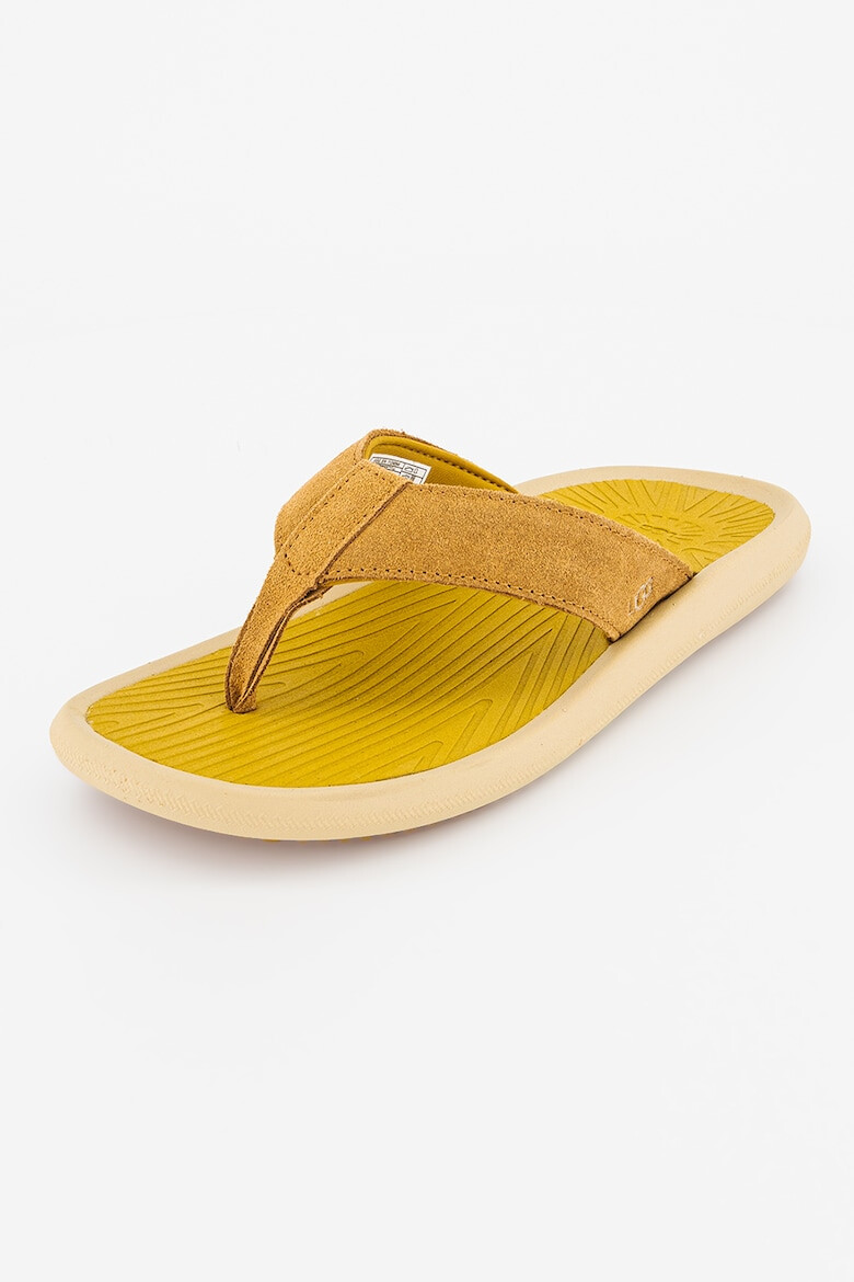 UGG Papuci flip-flop de piele intoarsa - Pled.ro