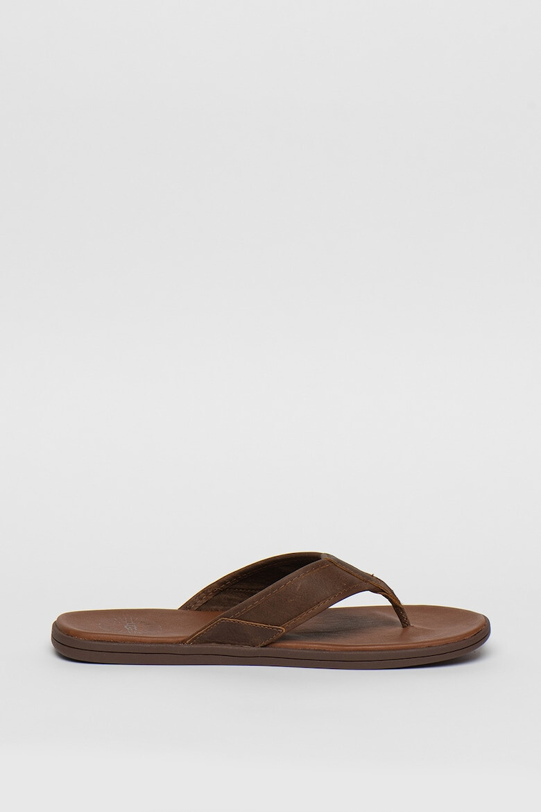 UGG Papuci flip-flop de piele Seaside - Pled.ro