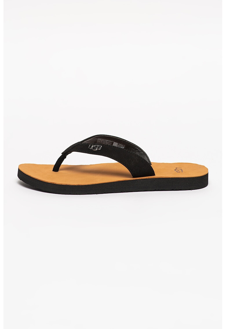 UGG Papuci flip flop de piele Tawney - Pled.ro