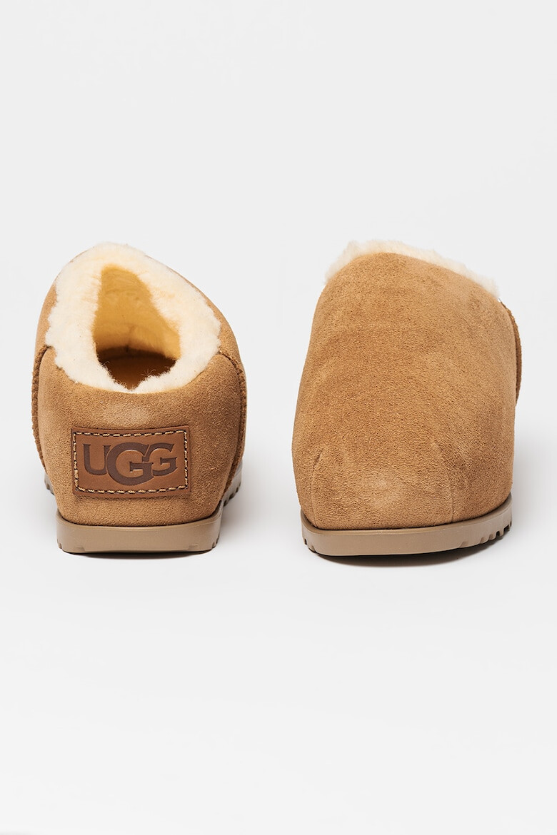 UGG Saboti din piele intoarsa cu talpa flatform Pumped - Pled.ro