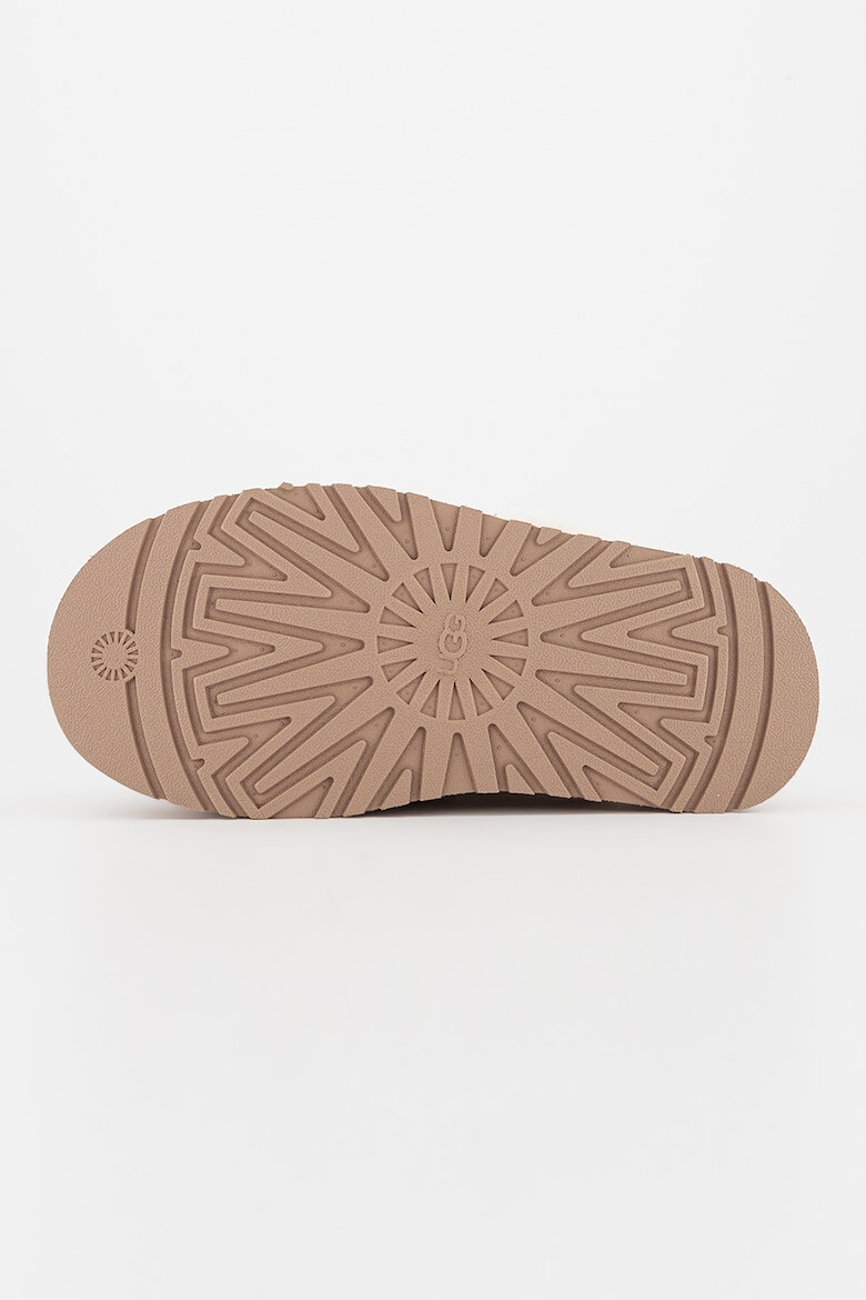 UGG Saboti slingback flatform din piele intoarsa Funkette - Pled.ro