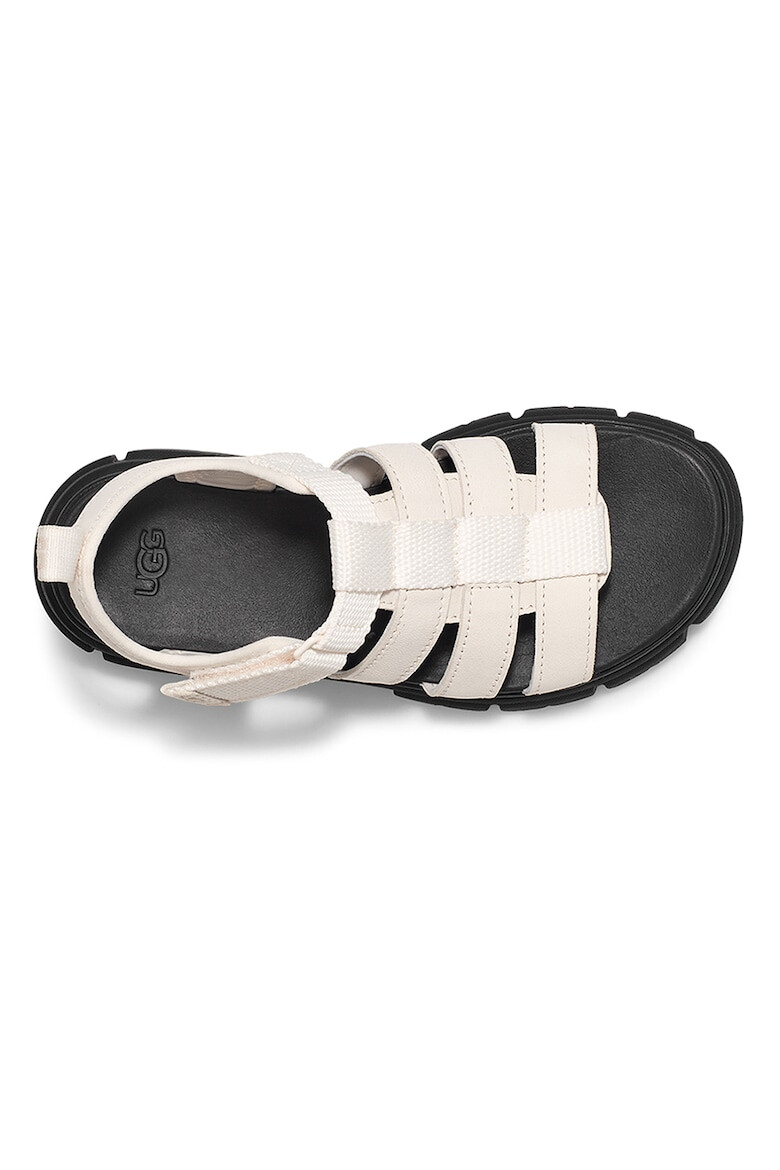 UGG Sandale de piele si material textil cu velcro - Pled.ro