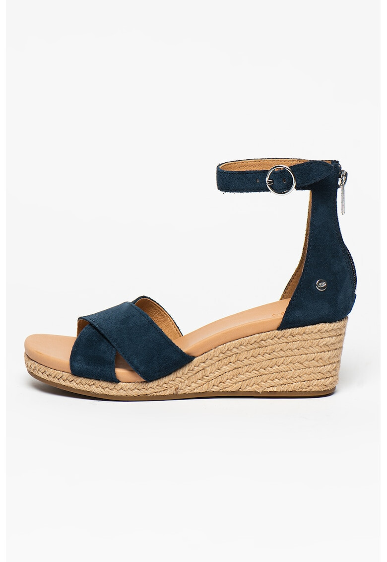 UGG Sandale-espadrile wedge cu barete incrucisate Eugenia - Pled.ro