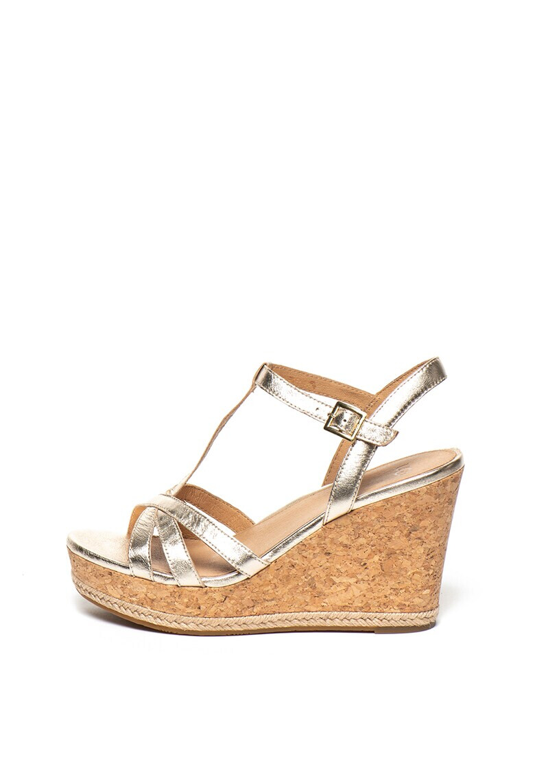 UGG Sandale wedge de piele Melissa - Pled.ro