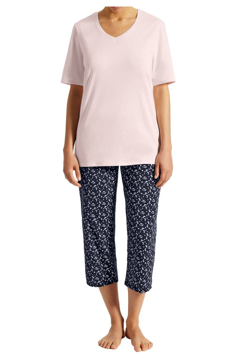 Uncover by Schiesser Pijama cu pantaloni capri - Pled.ro