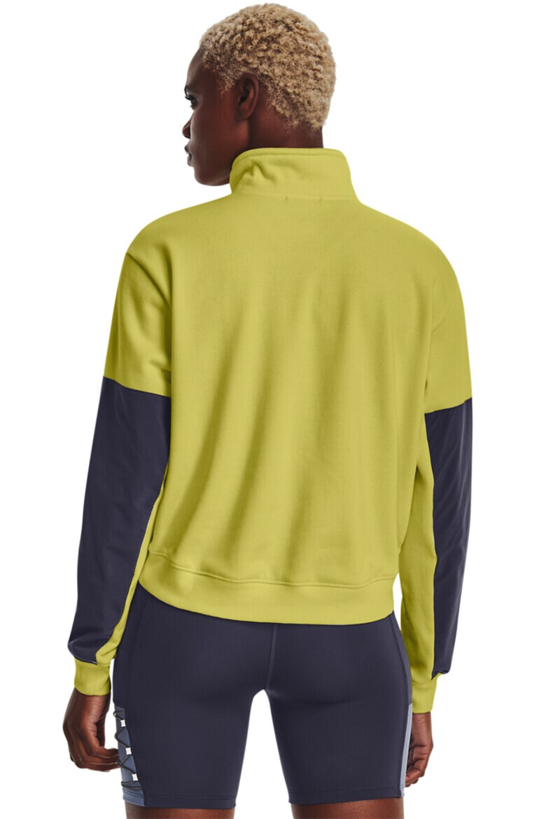 Under Armour Bluza crop cu fermoar scurt pentru alergare - Pled.ro