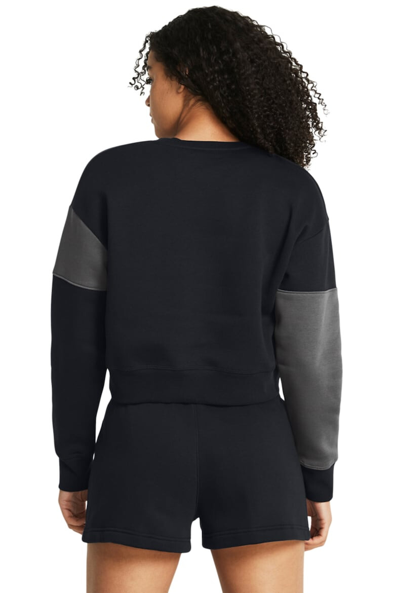 Under Armour Bluza crop de trening cu maneci cazute Essential - Pled.ro