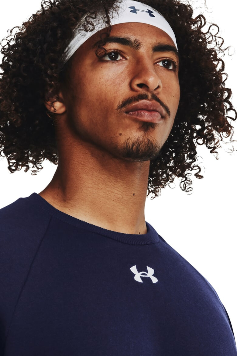 Under Armour Bluza cu decolteu la baza gatului si maneci raglan pentru fitness Rival - Pled.ro