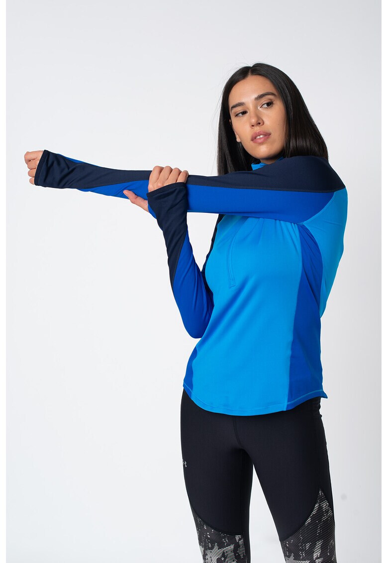 Under Armour Bluza cu fenta cu fermoar pentru antrenament ColdGear - Pled.ro