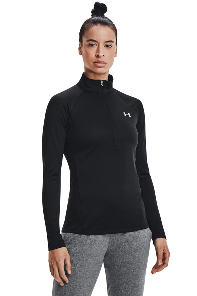 Under Armour Bluza cu fenta cu fermoar pentru fitness Tech Raglan - Pled.ro