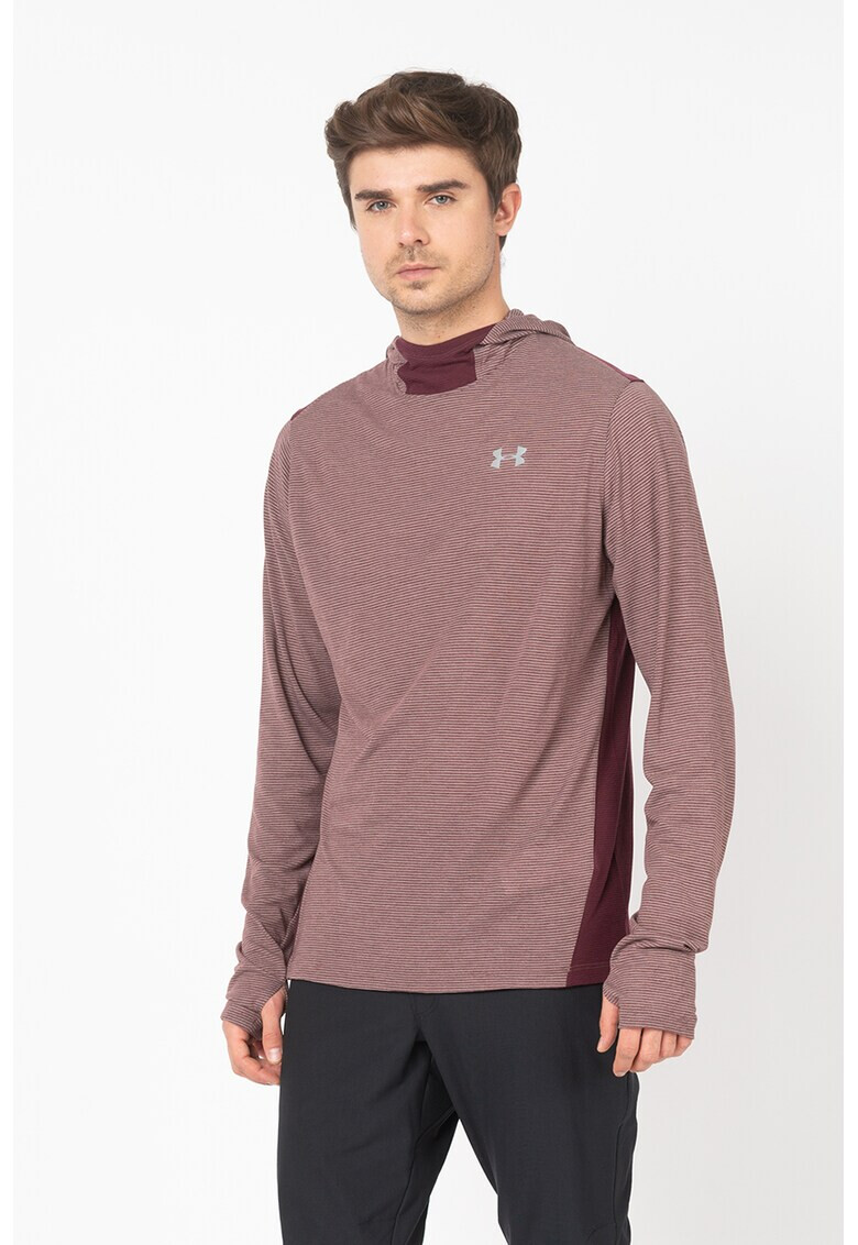 Under Armour Bluza cu gluga pentru alergare Threadborne - Pled.ro