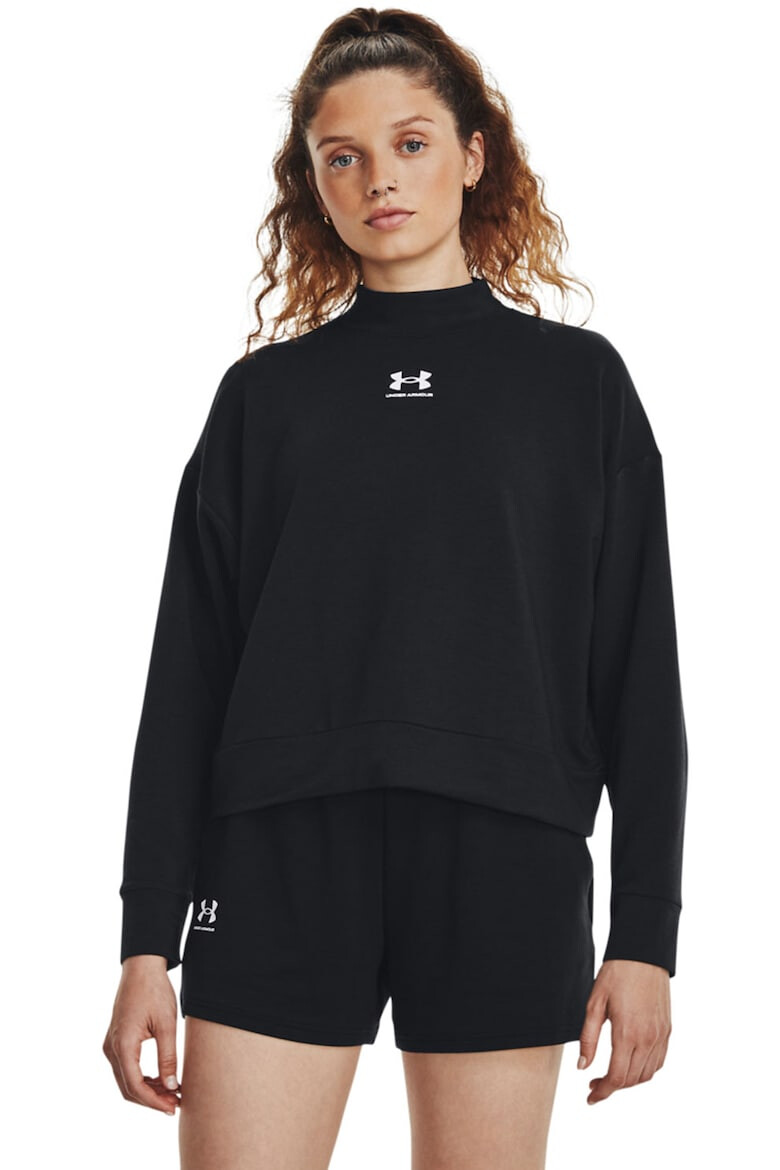 Under Armour Bluza cu maneci cazute din amestec de lyocell Rival - Pled.ro