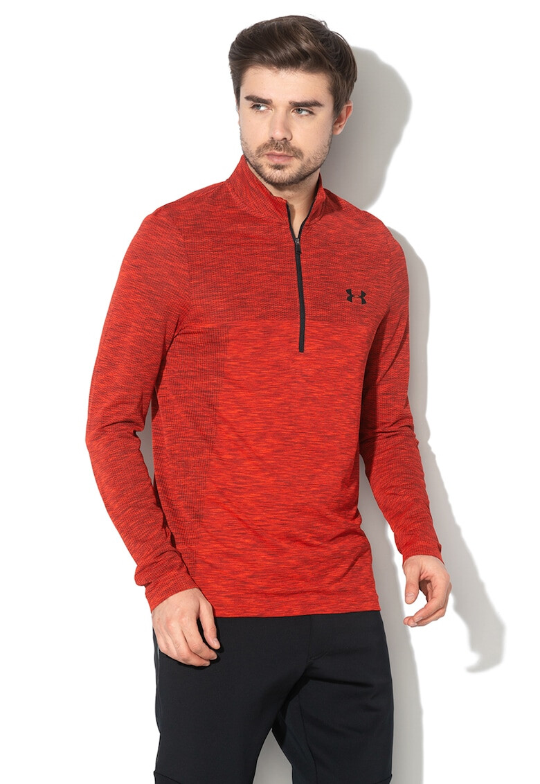 Under Armour Bluza elastica cu fenta cu fermoar pentru fitness - Pled.ro