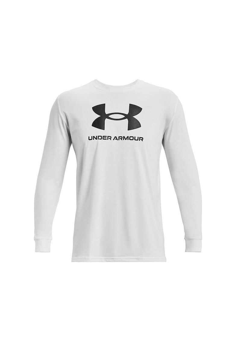 Under Armour Bluza lejera cu imprimeu logo penru fitness - Pled.ro