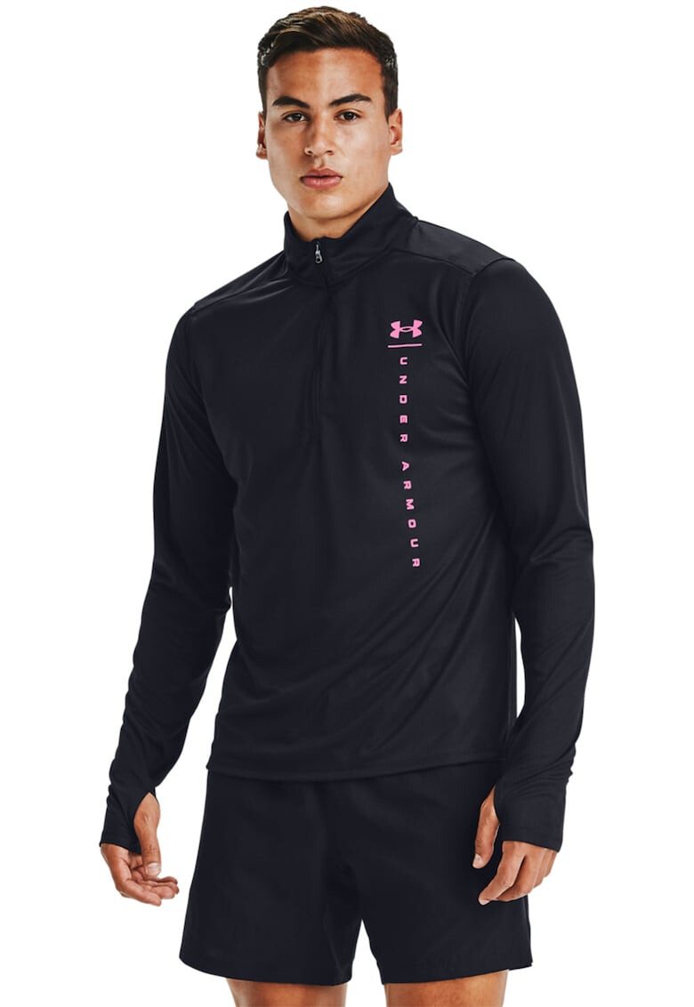 Under Armour Bluza slim fit cu fenta cu fermoar pentru alergare Speed Stride Shock - Pled.ro