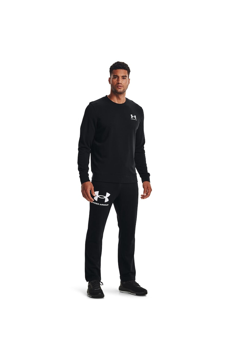 Under Armour Bluza sport barbati UA RIVAL TERRY LC CREW Bumbac/Poliester Negru - Pled.ro