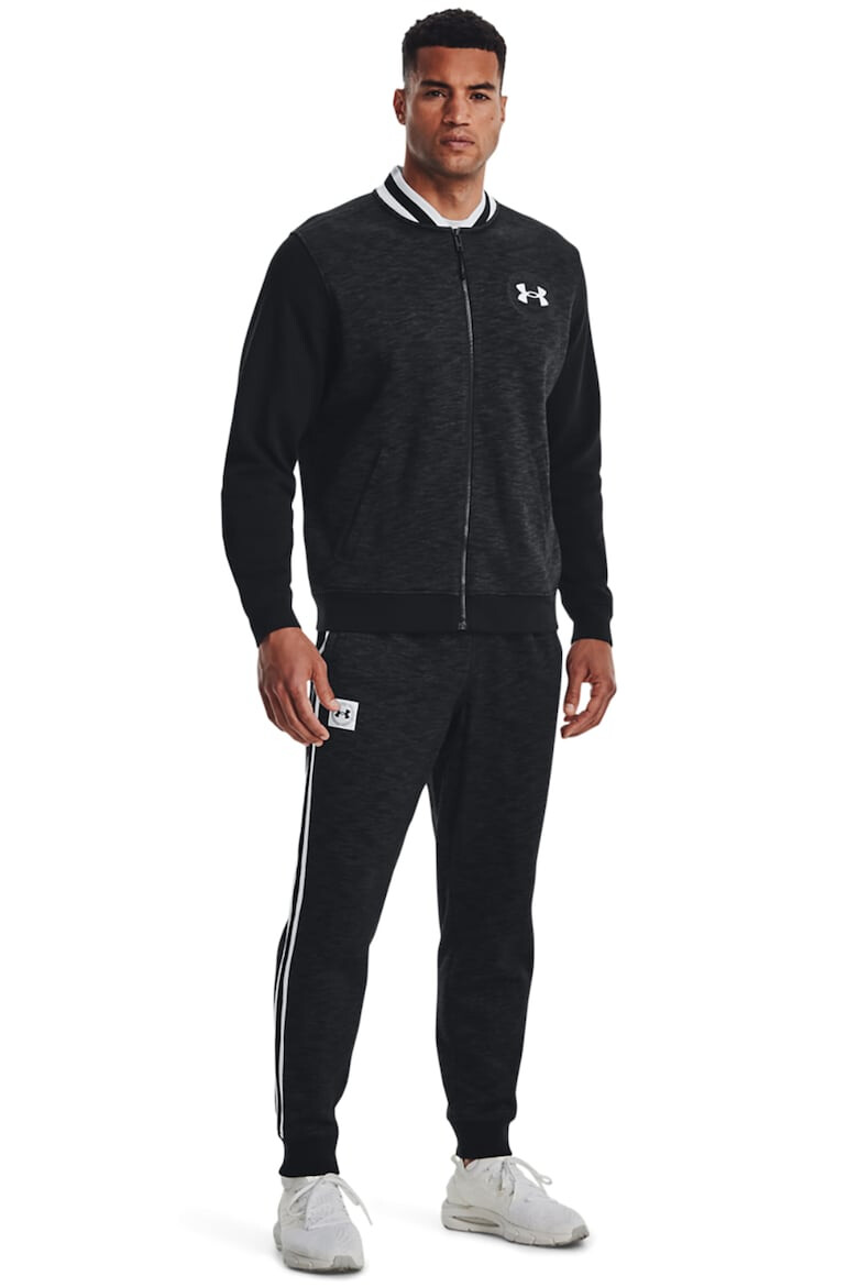 Under Armour Bluza sport bomber de fleece cu fermoar pentru antrenament Essential Heritage - Pled.ro