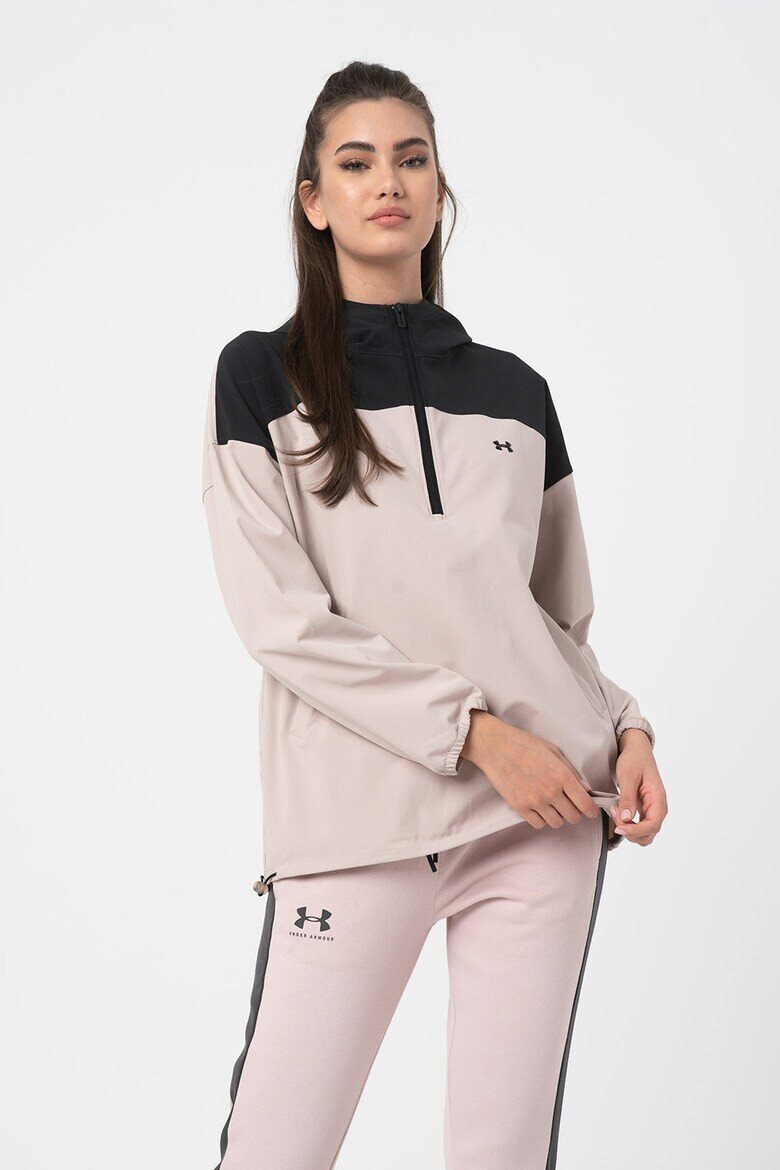 Under Armour Bluza sport cu fenta cu fermoar pentru fitness - Pled.ro