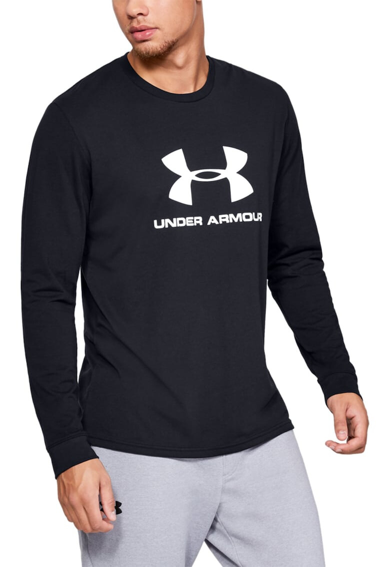 Under Armour Bluza sport cu imprimeu logo Sportstyle - Pled.ro