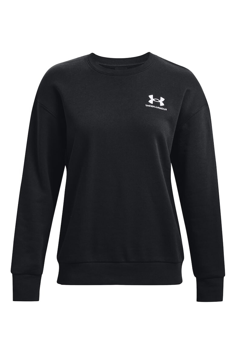 Under Armour Bluza sport din fleece cu decolteu la baza gatului Essential - Pled.ro