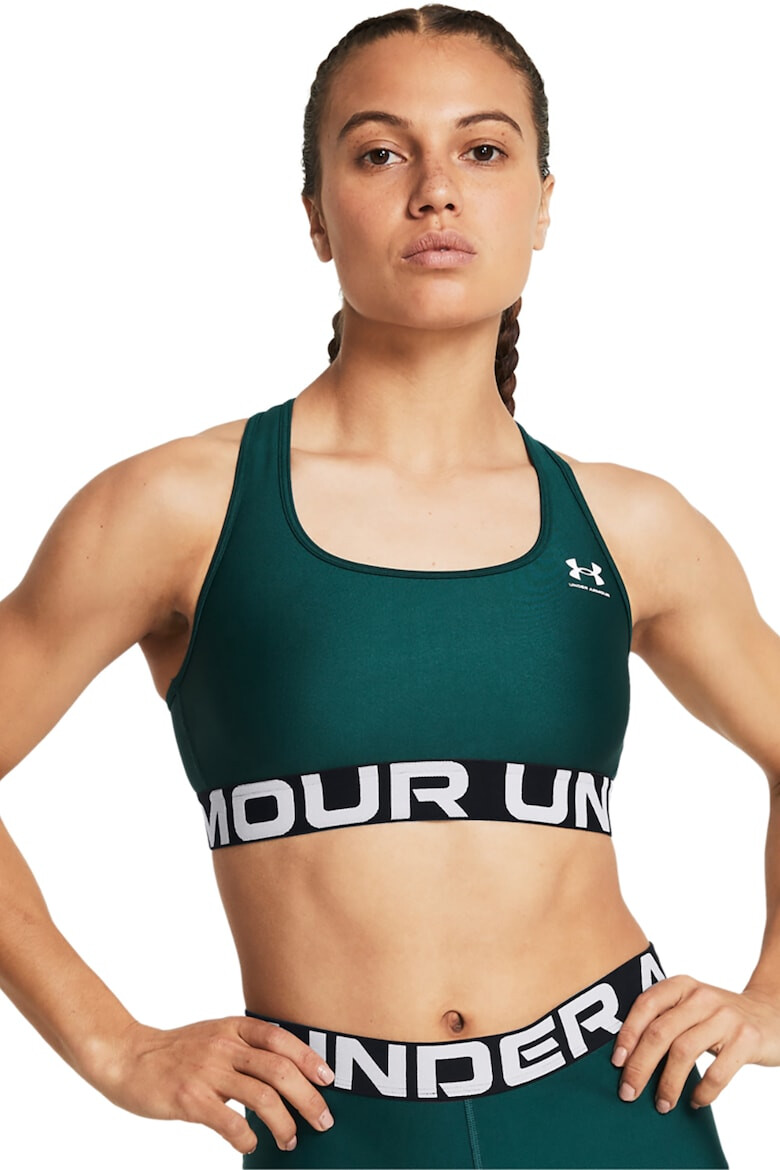 Under Armour Bustiera cu decupaj pe partea din spate si logo pentru antrenament Authentics - Pled.ro