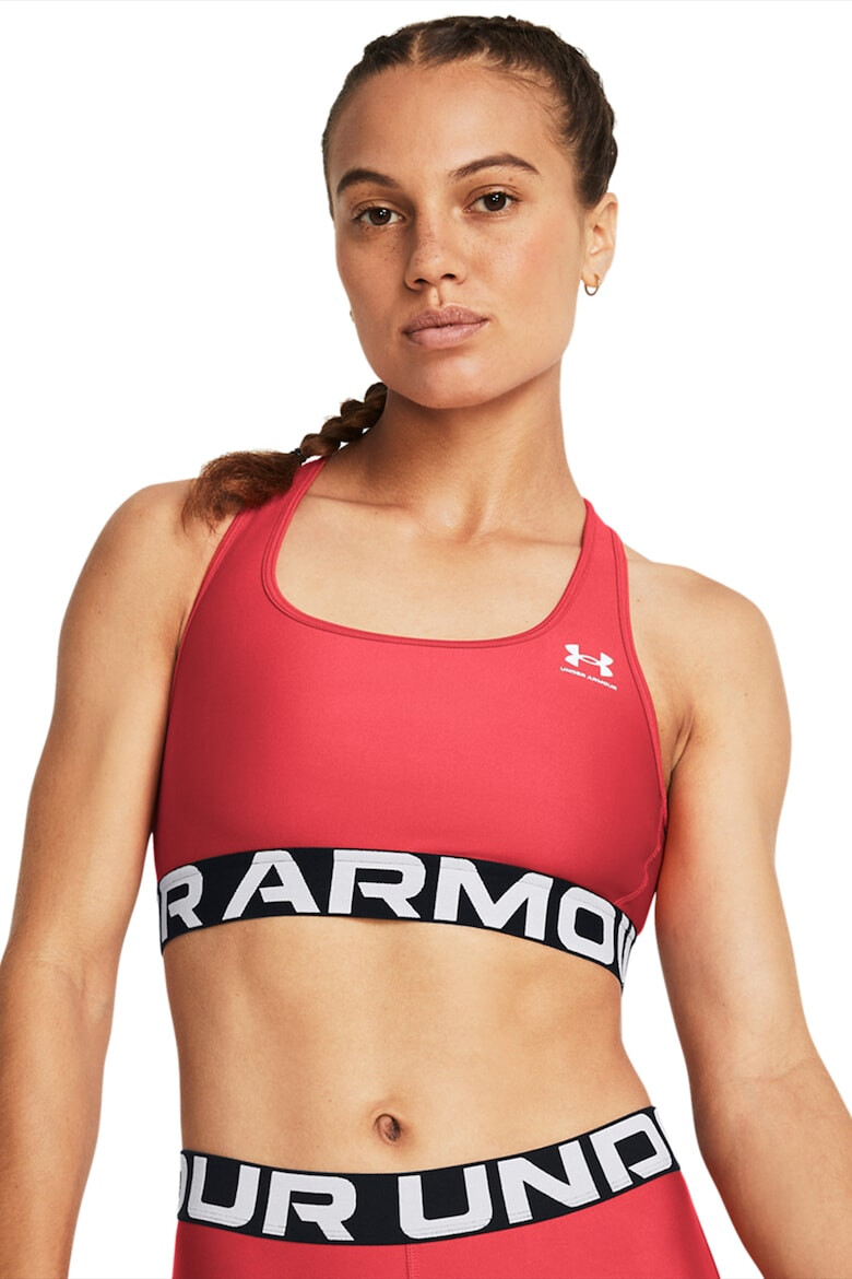 Under Armour Bustiera cu decupaj pe partea din spate si logo pentru antrenament Authentics - Pled.ro