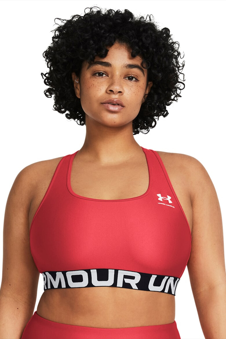 Under Armour Bustiera cu decupaj pe partea din spate si logo pentru antrenament Authentics - Pled.ro