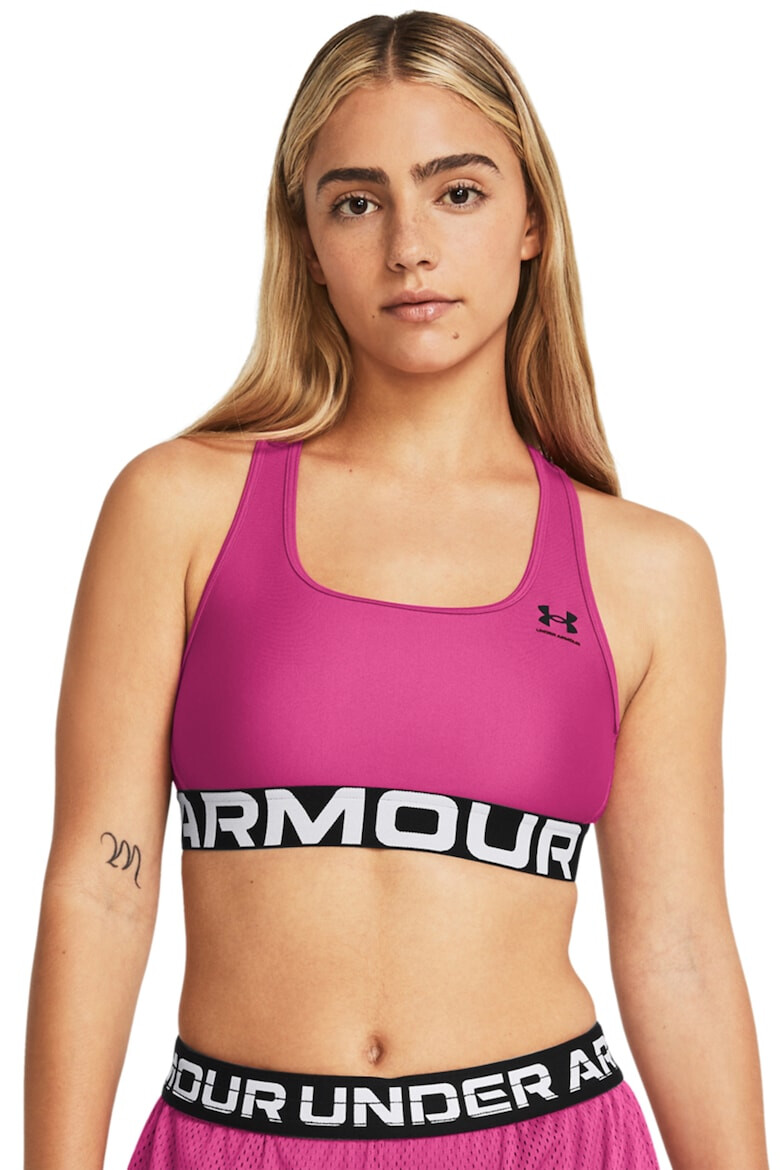 Under Armour Bustiera cu decupaj pe partea din spate si logo pentru antrenament Authentics - Pled.ro