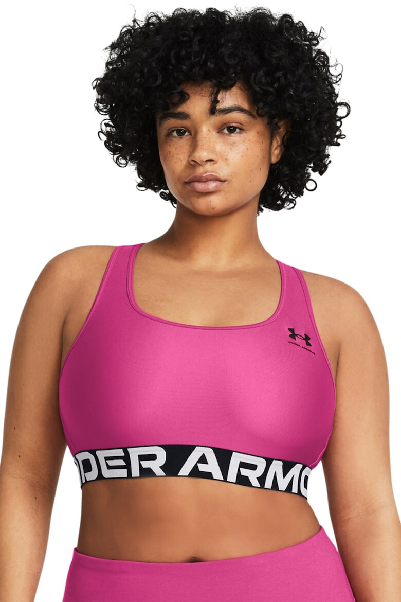 Under Armour Bustiera cu decupaj pe partea din spate si logo pentru antrenament Authentics - Pled.ro