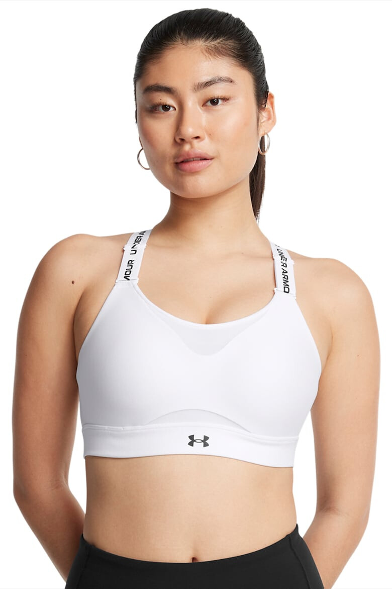 Under Armour Bustiera cu logo pentru fitness Infinity High 2.0 - Pled.ro