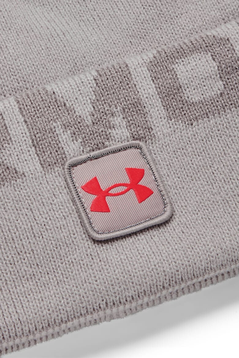 Under Armour Caciula cu logo si ciucure penru antrenament Halftime - Pled.ro