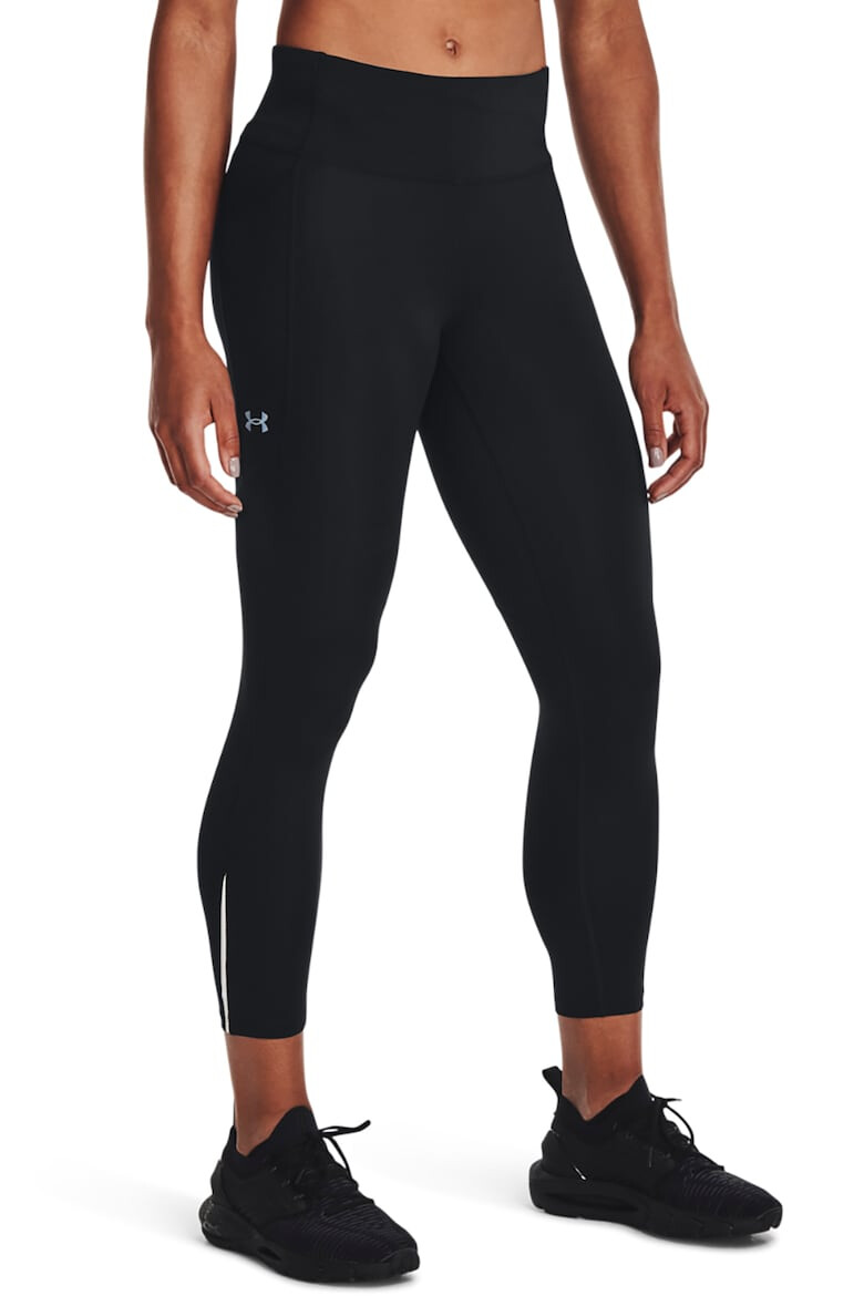 Under Armour Colanti crop cu detalii reflectorizante pentru alergare Fly Fast 3.0 - Pled.ro