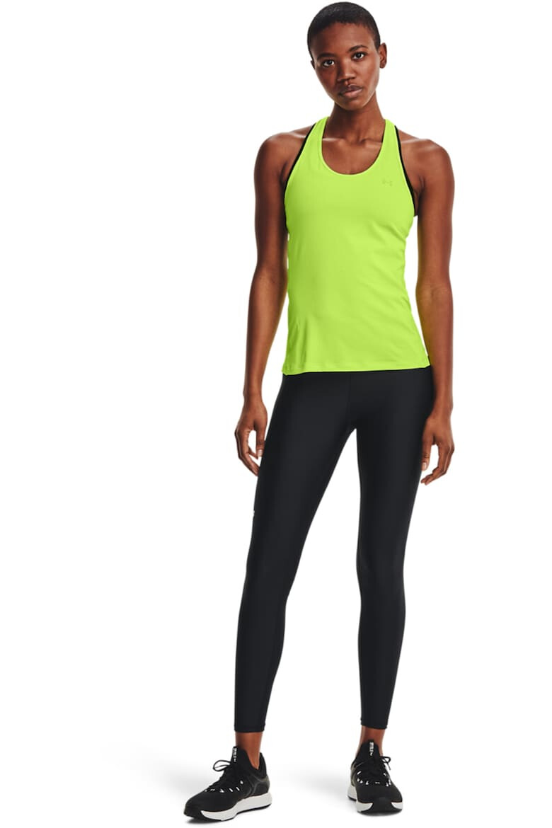 Under Armour Colanti cu buzunar lateral si talie inalta pentru fitness HeatGear® Armour - Pled.ro