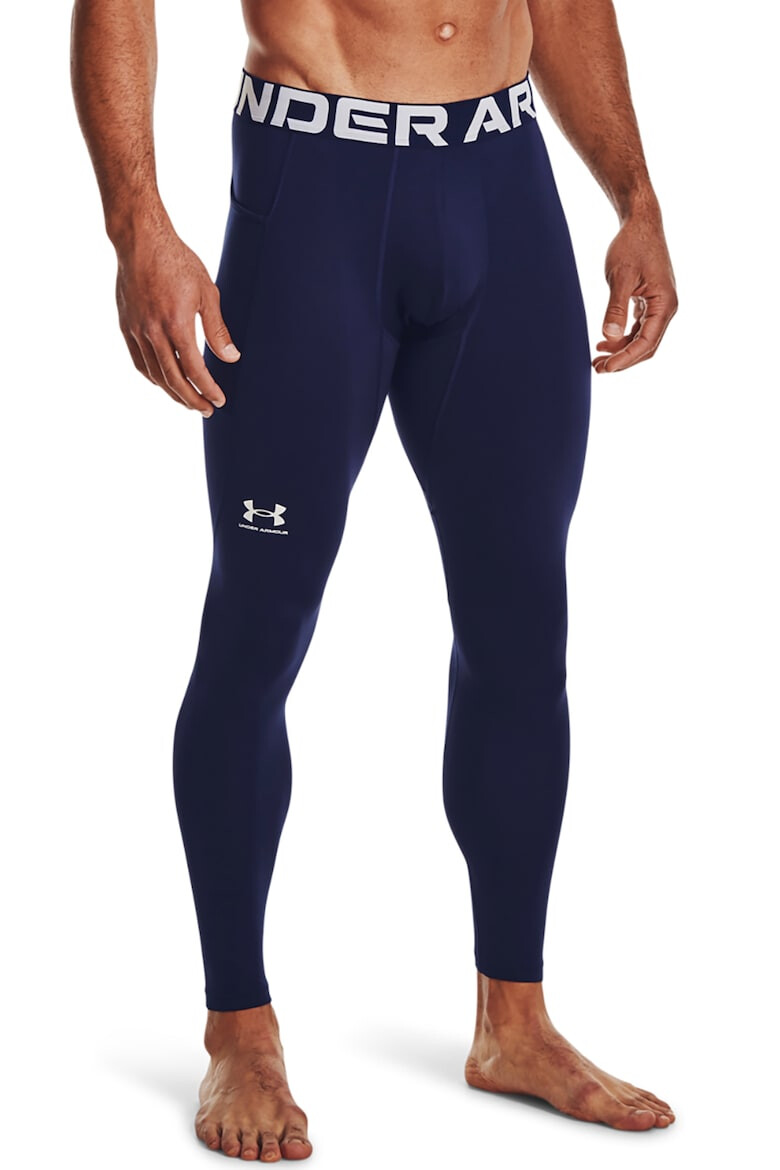 Under Armour Colanti de compresie cu banda cu logo in talie pentru antrenament ColdGear® - Pled.ro