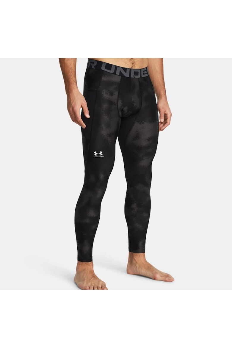 Under Armour Colanti HeatGear Printed 1383322-001 Barbati Negru - Pled.ro