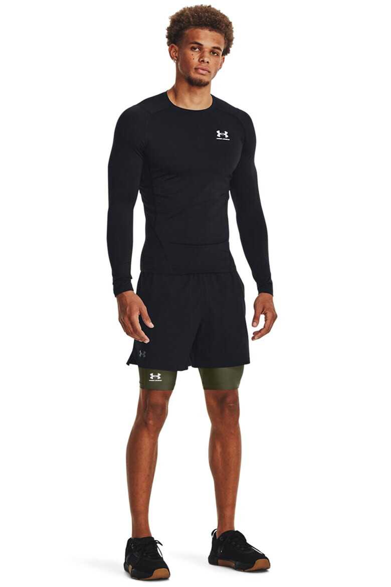 Under Armour Colanti scurti cu banda logo pentru fitness HeatGear® - Pled.ro