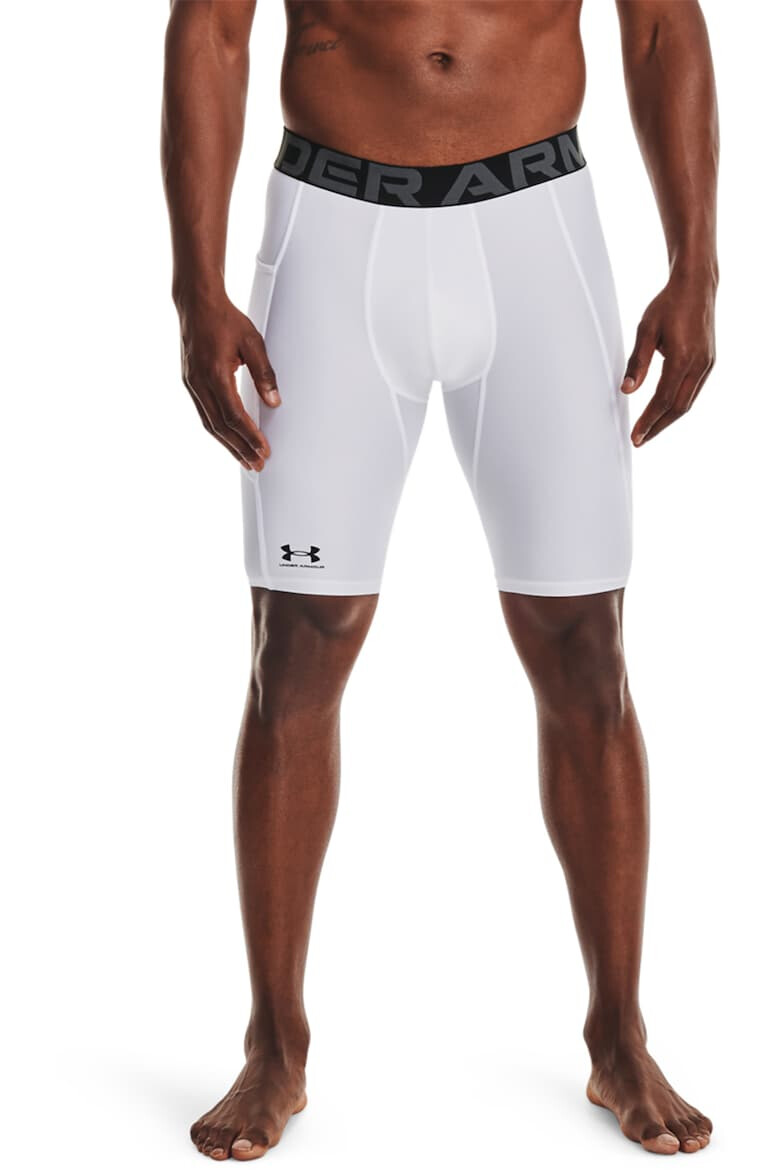 Under Armour Colanti scurti cu banda logo pentru fitness HeatGear® - Pled.ro