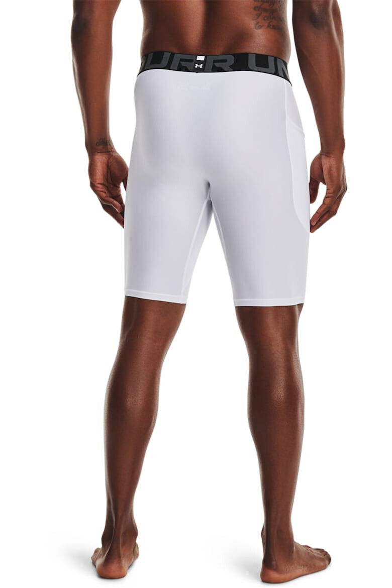 Under Armour Colanti scurti cu banda logo pentru fitness HeatGear® - Pled.ro