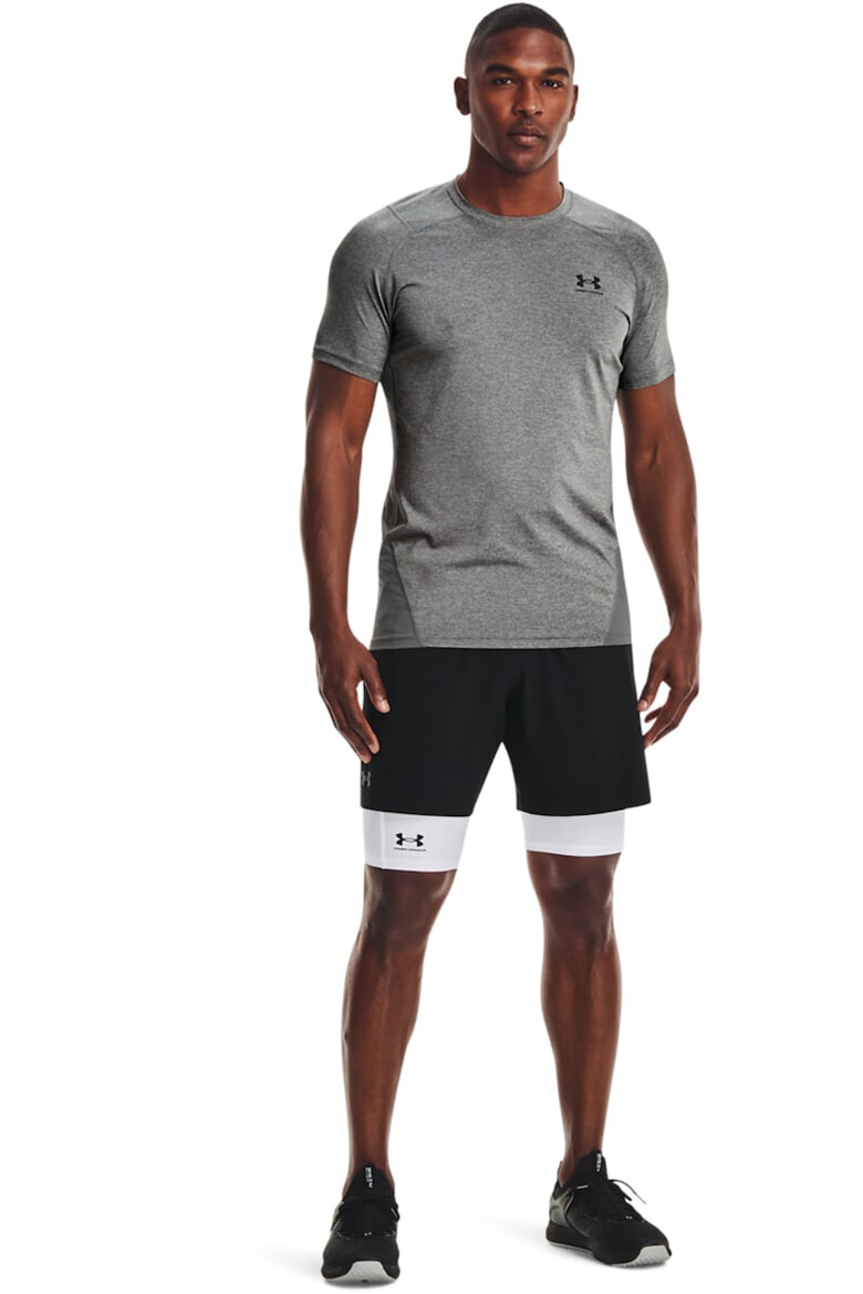 Under Armour Colanti scurti cu banda logo pentru fitness HeatGear® - Pled.ro