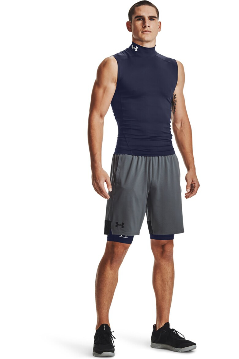 Under Armour Colanti scurti cu banda logo pentru fitness HeatGear® - Pled.ro