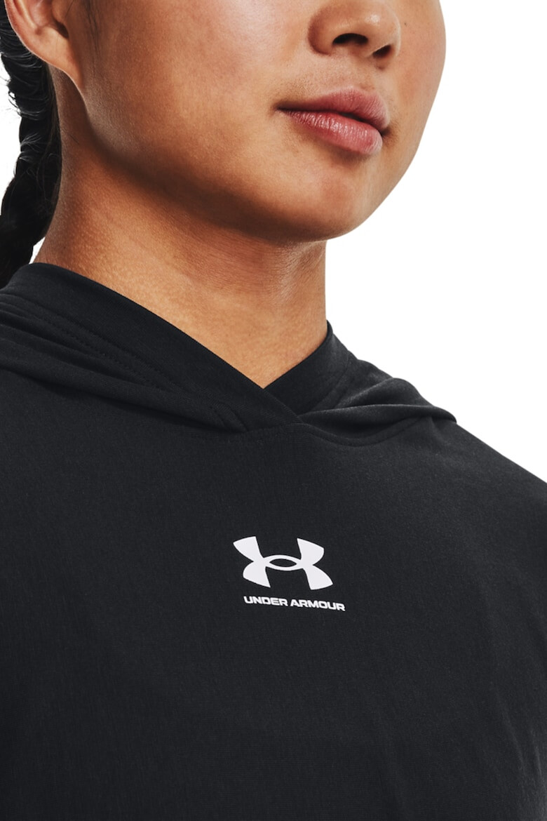 Under Armour Hanora supradimensionat din material terry pentru fitness Rival - Pled.ro