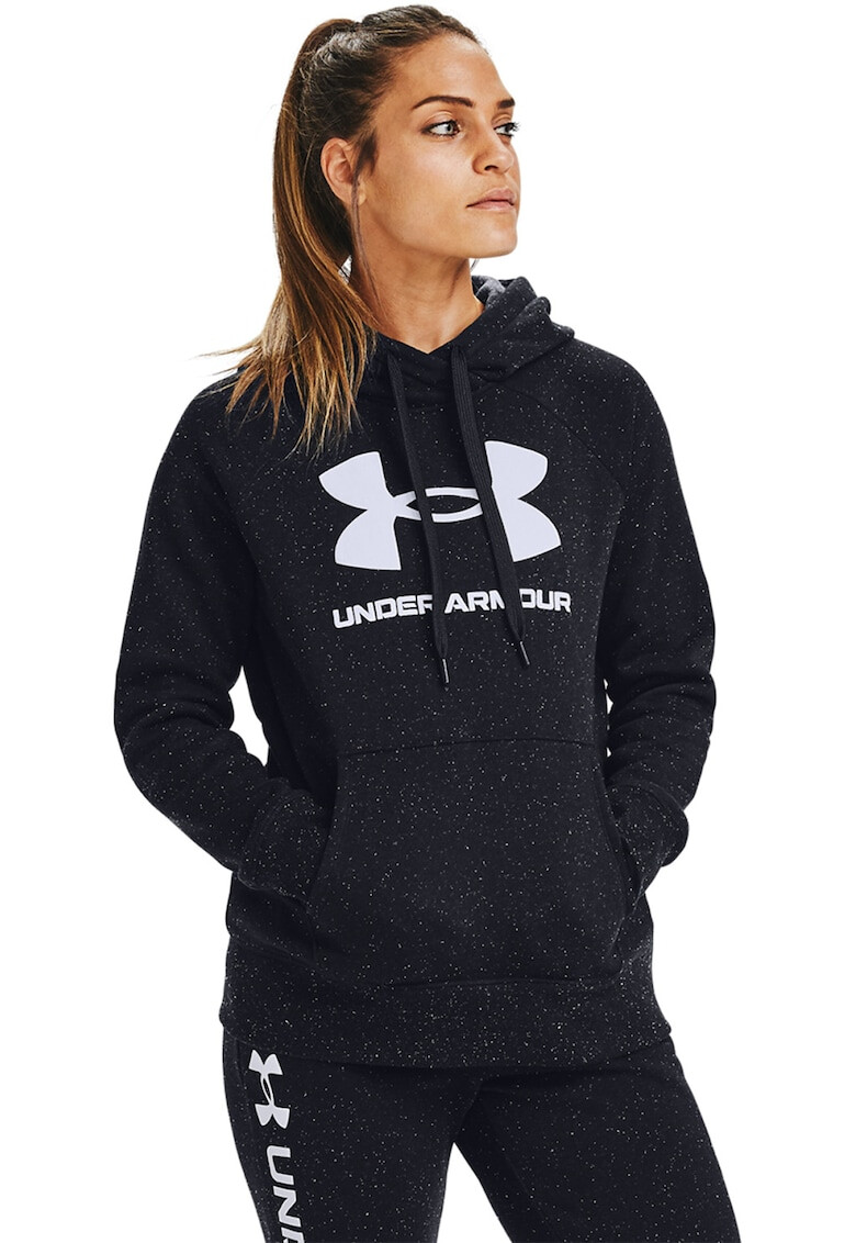 Under Armour Hanorac cu buzunar kangaroo pentru fitness Rival - Pled.ro