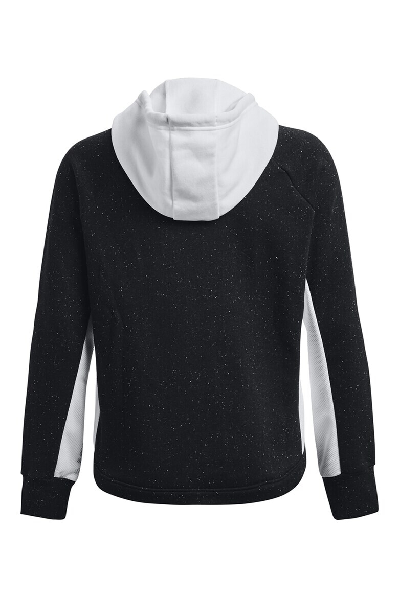 Under Armour Hanorac cu fermoar si maneci raglan pentru fitness Rival - Pled.ro