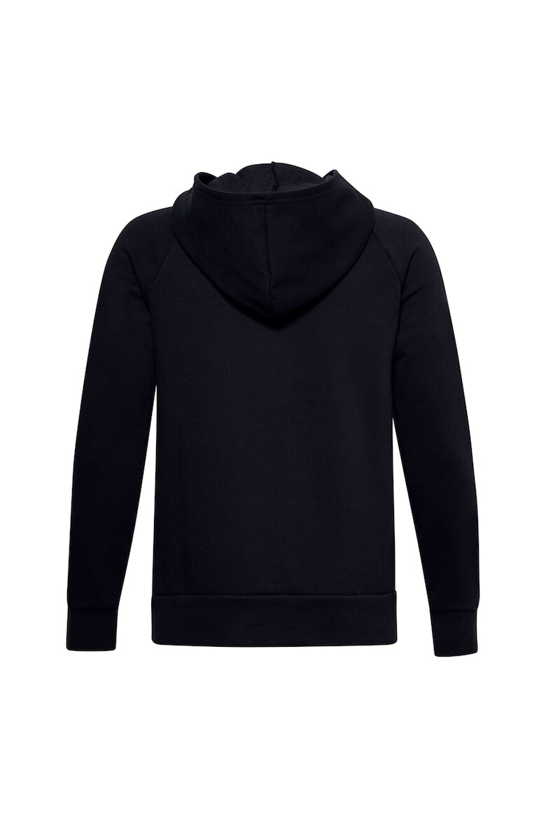 Under Armour Hanorac cu fermoar si maneci raglan pentru fitness Rival - Pled.ro