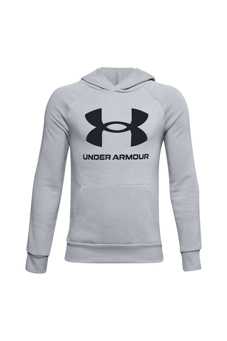 Under Armour Hanorac din fleece cu imprimeu logo contrastant Rival - Pled.ro