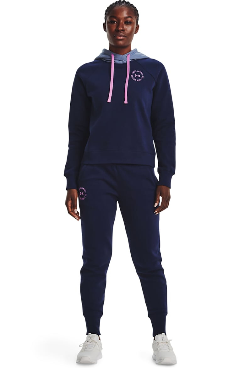 Under Armour Hanorac din fleece cu model colorblock pentru antrenament Rival - Pled.ro