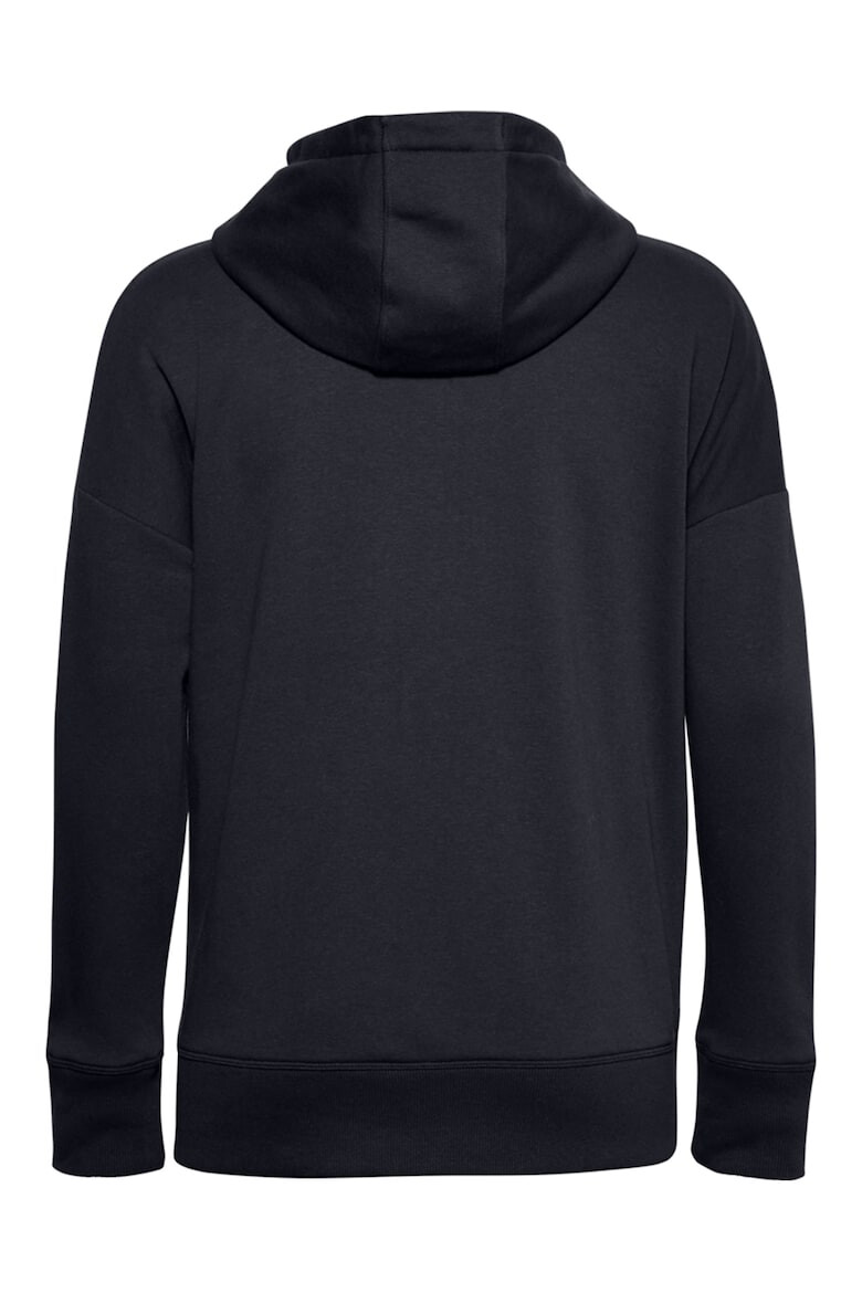 Under Armour Hanorac din material fleece cu fermoar pentru fitness Rival - Pled.ro