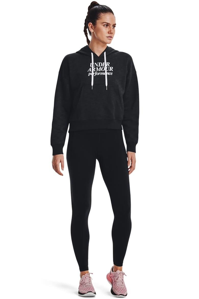 Under Armour Hanorac lejer cu buzunar kangaroo pentru fitness Essential Script - Pled.ro