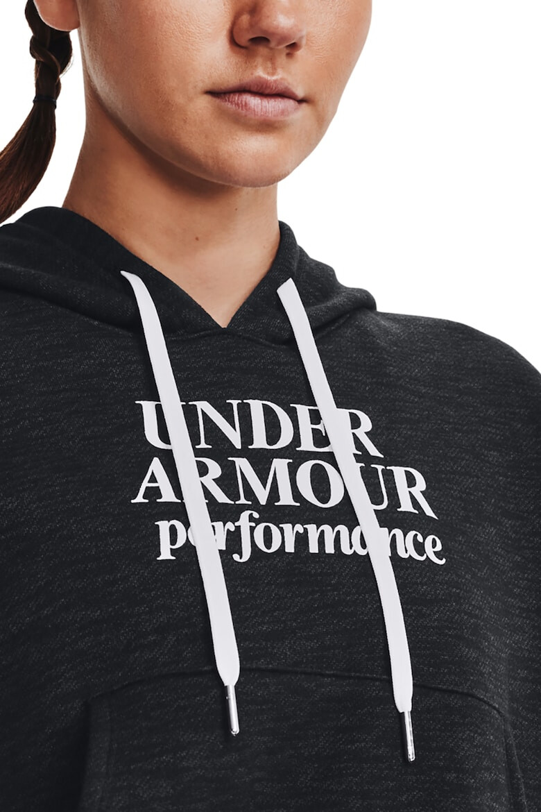 Under Armour Hanorac lejer cu buzunar kangaroo pentru fitness Essential Script - Pled.ro