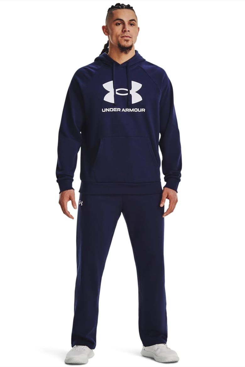 Under Armour Hanorac lejer cu imprimeu logo pentru fitness Rival - Pled.ro